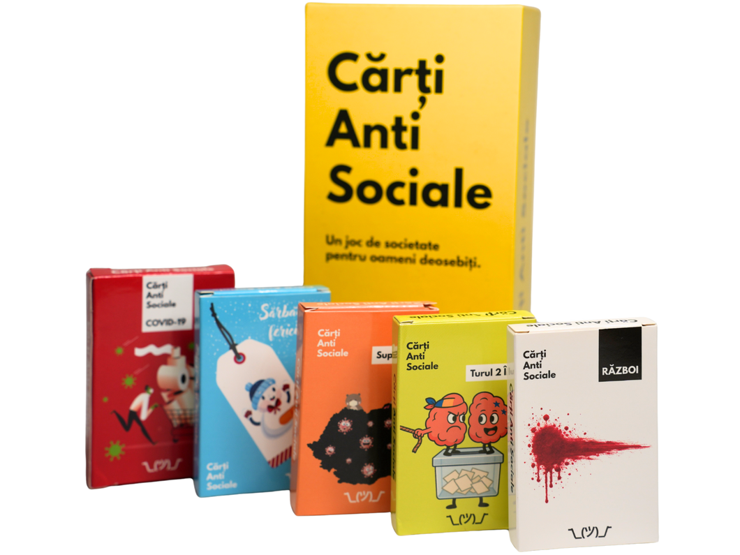 Set - joc de baza si 5 extensii (COVID-19, Supradoză, Sărbători fericite, Război, Turul 2 Înapoi)