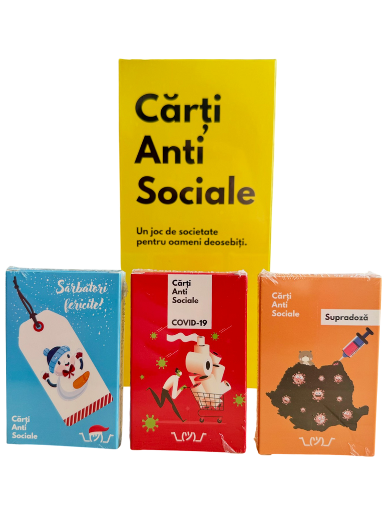 Set joc de baza si 3 extensii (COVID-19, Supradoză si Sărbători fericite)